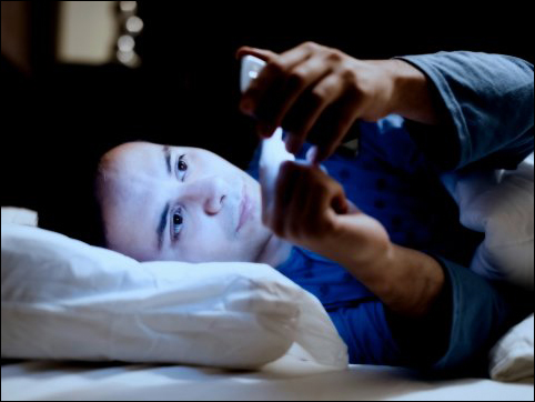 Phone iphone insomnia sleep bed night