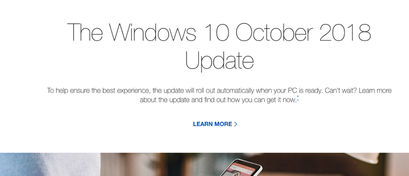Windows 10 October 2018 重大更新 ,屏幕快照 2018 10 06 下午9 27 22