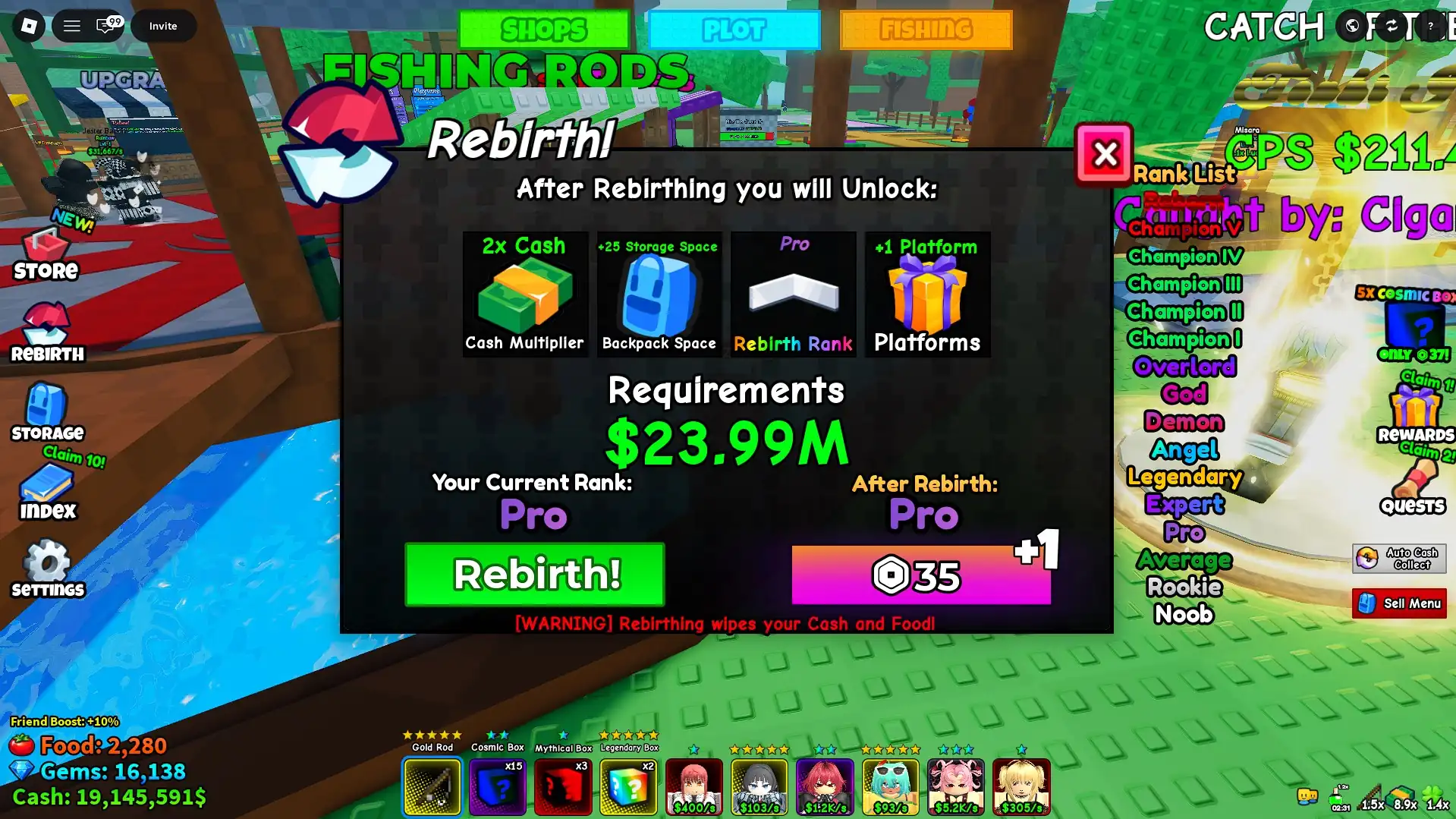 Fish an Anime RNG Rebirth Guide: When & How to Reset