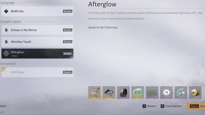 Afterglow Quest Guide: How to Get Meteor Flight in Where Winds Meet