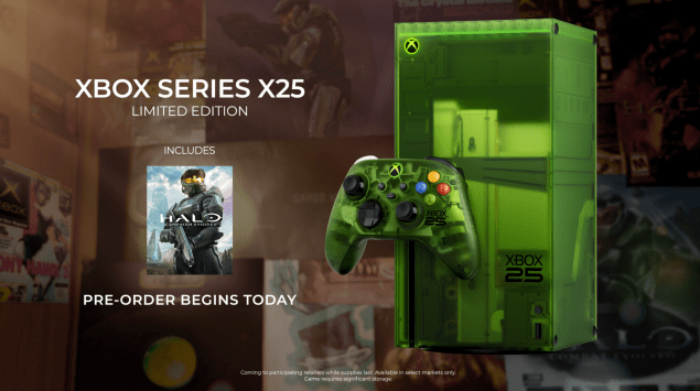 Xbox's $900 25th Anniversary Console Adds Halo Perk