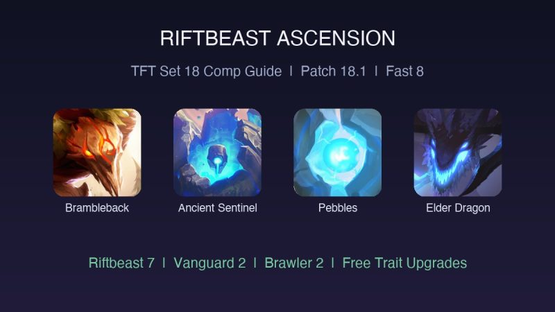 TFT Set 18 Riftbeast Ascension Comp Guide: How to Play the Fast 8 Riftbeast Build (Patch 18.1)
