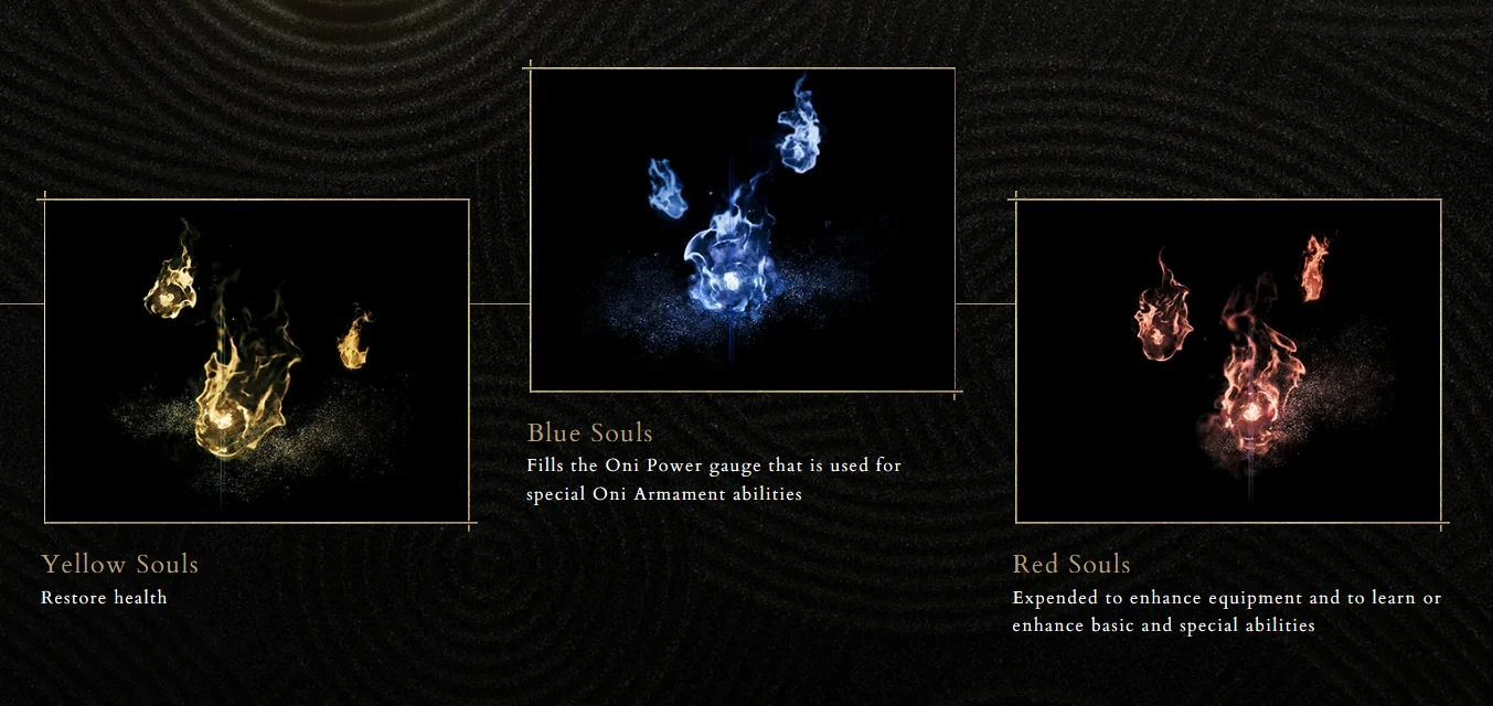 Onimusha: Way of the Sword Soul Colors Explained