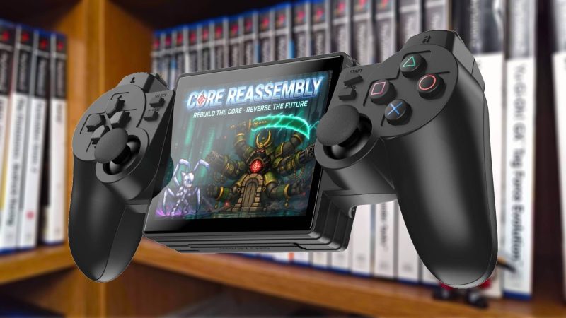 This Retro Handheld Looks Like a PS2 DualShock With a Screen