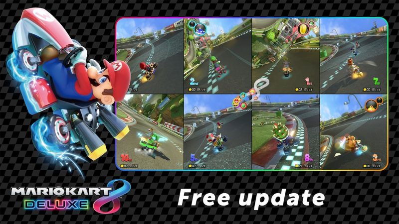 Mario Kart 8 Deluxe Gets Free Switch 2 Update: 8-Player Split-Screen!