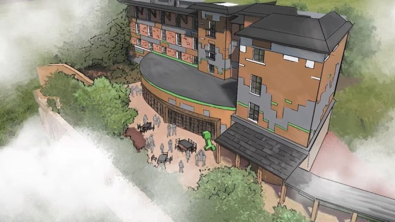 Minecraft Is Getting a Real Rollercoaster and Hotel in 2027
