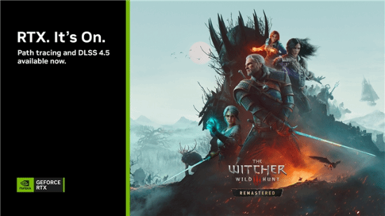 Witcher 3 Remastered Gets Path Tracing and DLSS 4.5