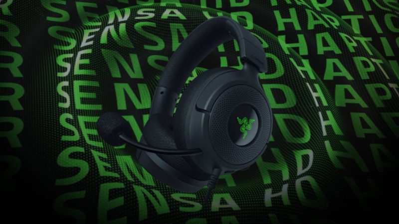 Razer's New Kraken V4 X Sensa HD Headset Brings Haptic Buzz to Your Games