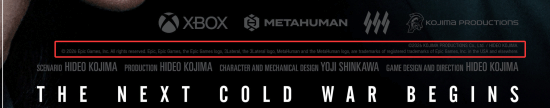 Kojima's PHYSINT Ditches Sony's Decima Engine for Unreal, Poster Suggests