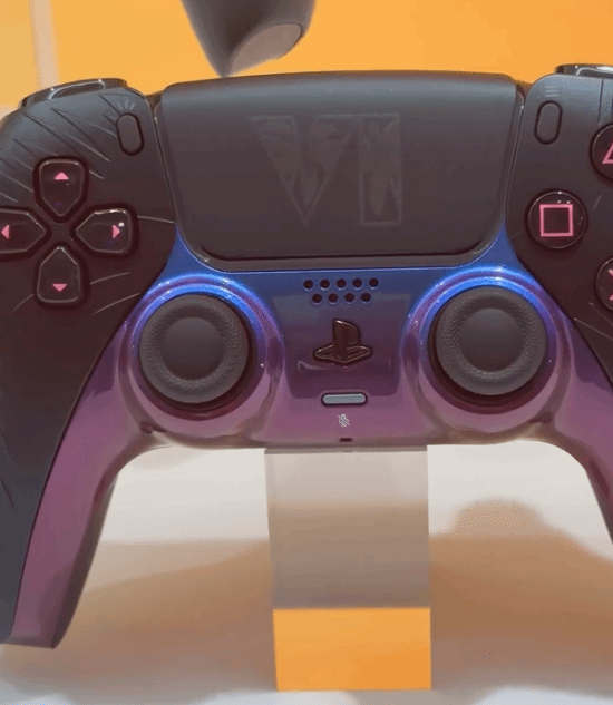 TGA Shows Off GTA 6 PS5 DualSense Controller in Black and White