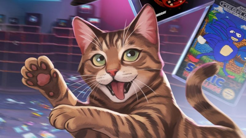 My Cat Scattered Games: Tidy Up a Videogame Supermarket on PC