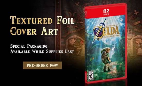 Zelda: Ocarina of Time Remake Special Foil Cover Skipping Asia and Japan