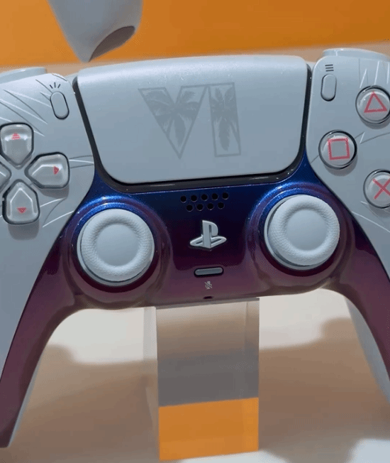 TGA Shows Off GTA 6 PS5 DualSense Controller in Black and White