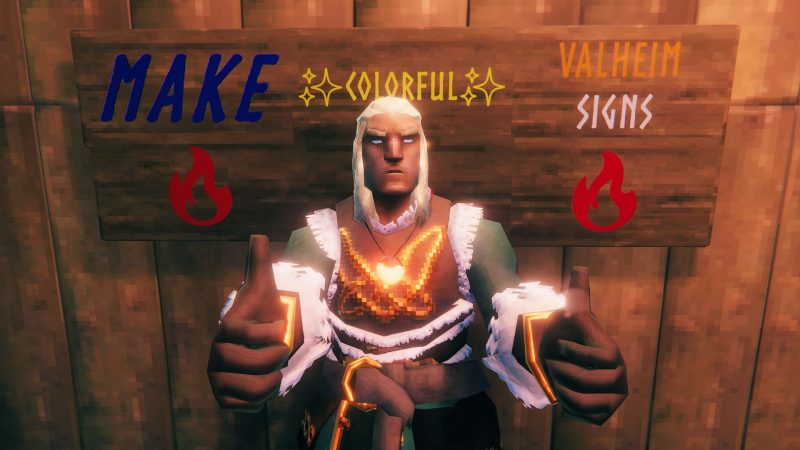 Valheim Sign Colors: Customize Chest Labels Without Mods