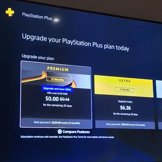 PS Plus Users Spot Free Premium Upgrade—But There's a Catch