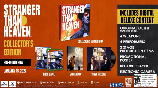 SEGA's Stranger Than Heaven Collector's Edition Shames GTA 6