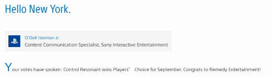 Control: Resonance Wins PlayStation Players' Choice Over Marvel's Wolverine