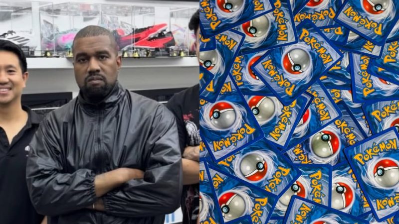 Kanye West Drops Thousands on Pokemon Cards for Kids