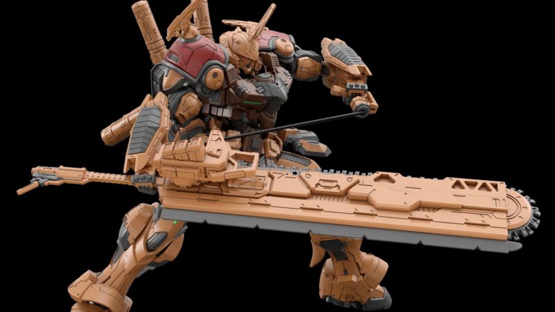 Gundam Rogue Orbit's New Model Kit Has a Chainsaw Macuahuitl