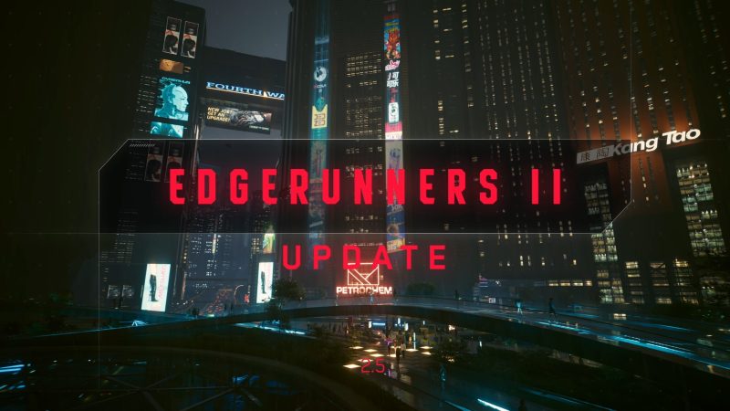Cyberpunk 2077 2.5 Update Adds Console Mods & Edgerunners 2 Prequel
