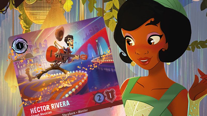 Disney Lorcana Hyperia City: New Héctor Rivera and Tiana Cards Revealed