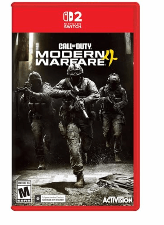Call of Duty 23: Modern Warfare 4 on Switch 2 Is Just a Download Code