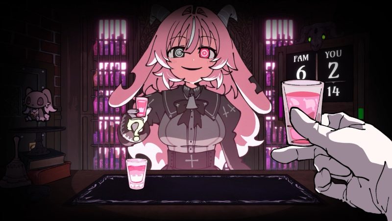 Roguelite新作《酒鬼女神的酒詭》即將開放試玩 賭上靈魂和病嬌惡魔拼酒
