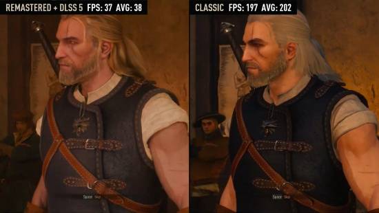 Witcher 3 Remastered DLSS 5 Test: Sharper Skin, Halved FPS